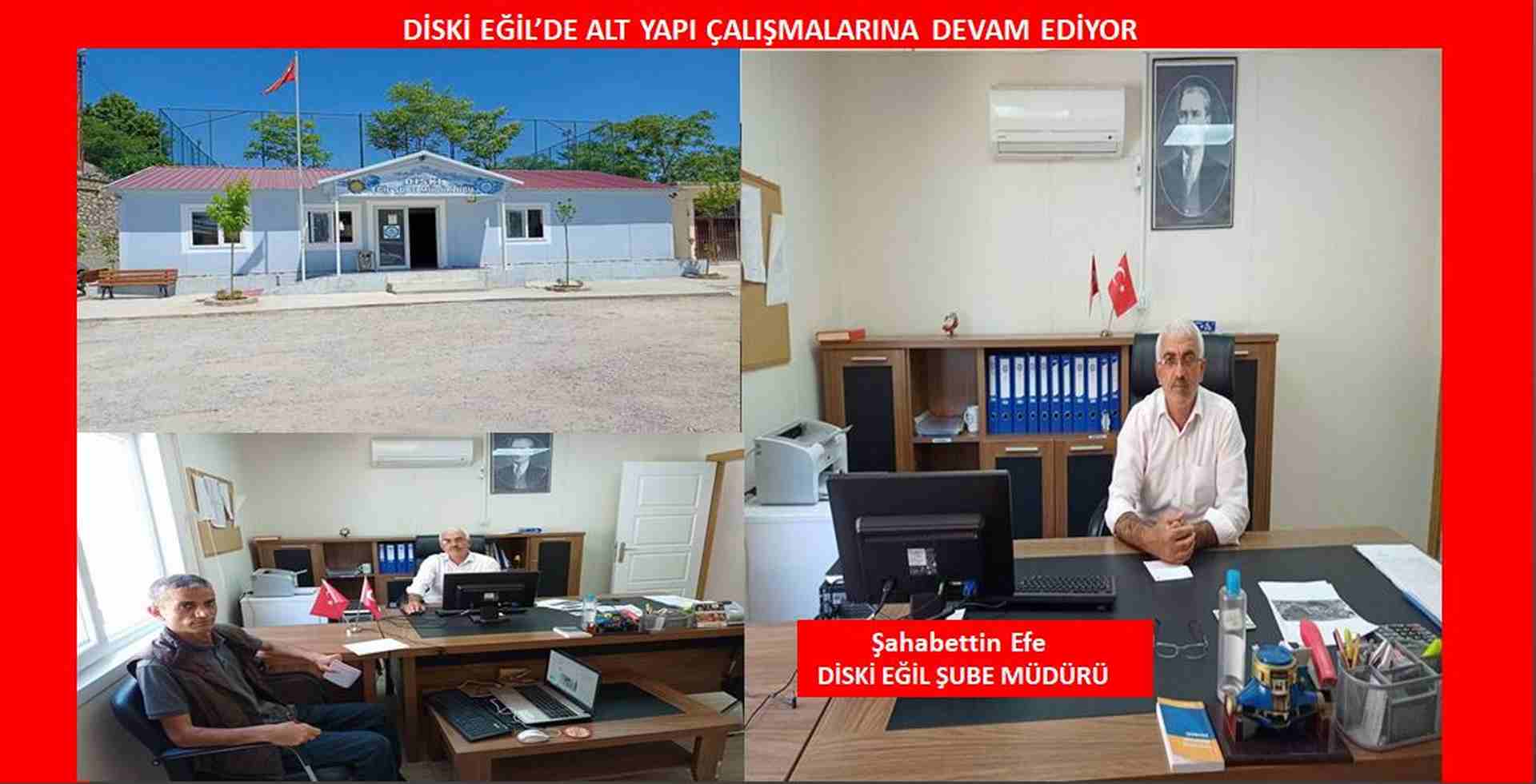 DİSKİ EĞİL’DE ALT YAPI ÇALIŞMALARINA DEVAM EDİYOR