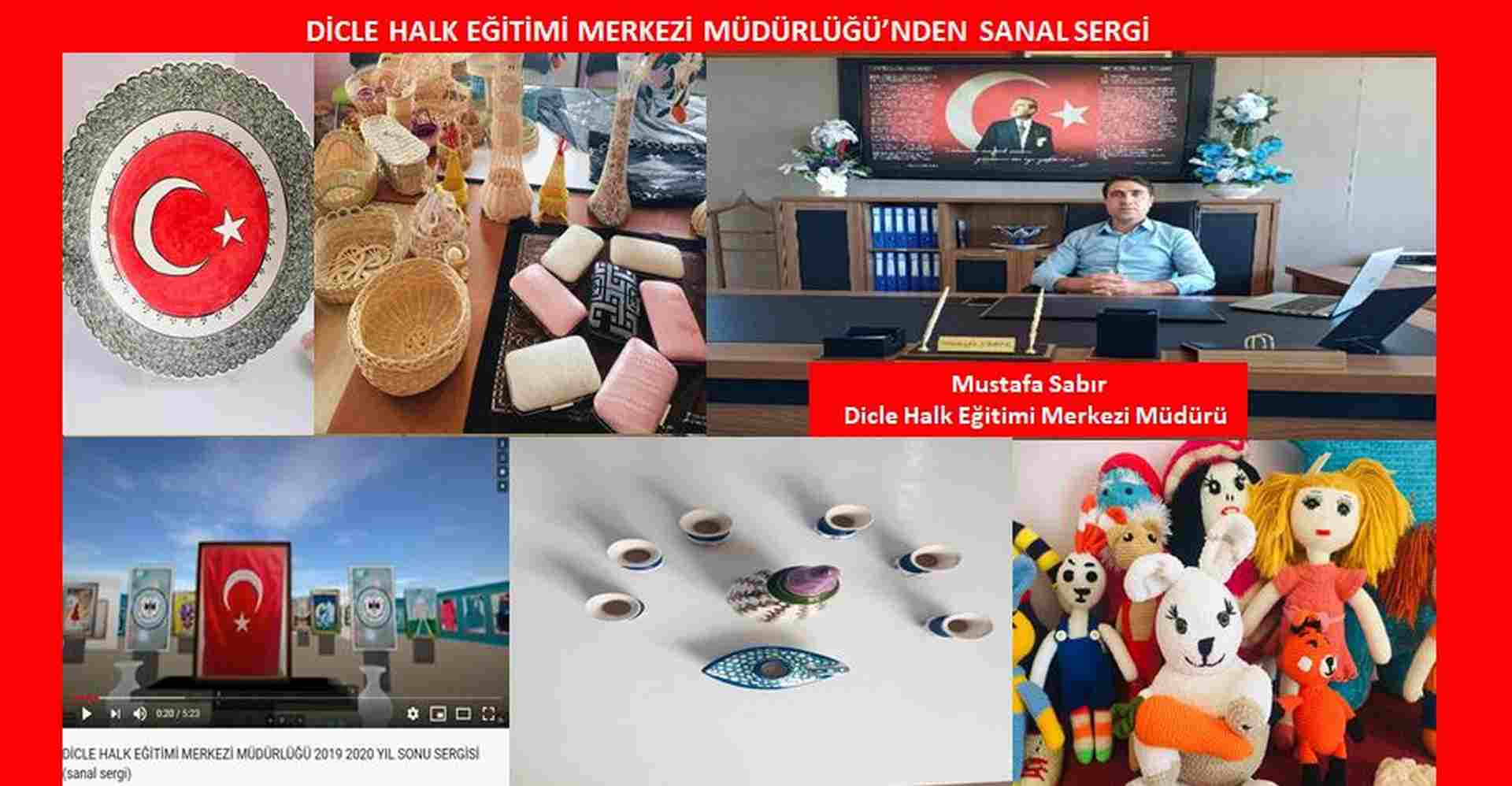 Dicle Halk Eğitimi Merkezi Müdürlüğü’nden sanal sergi