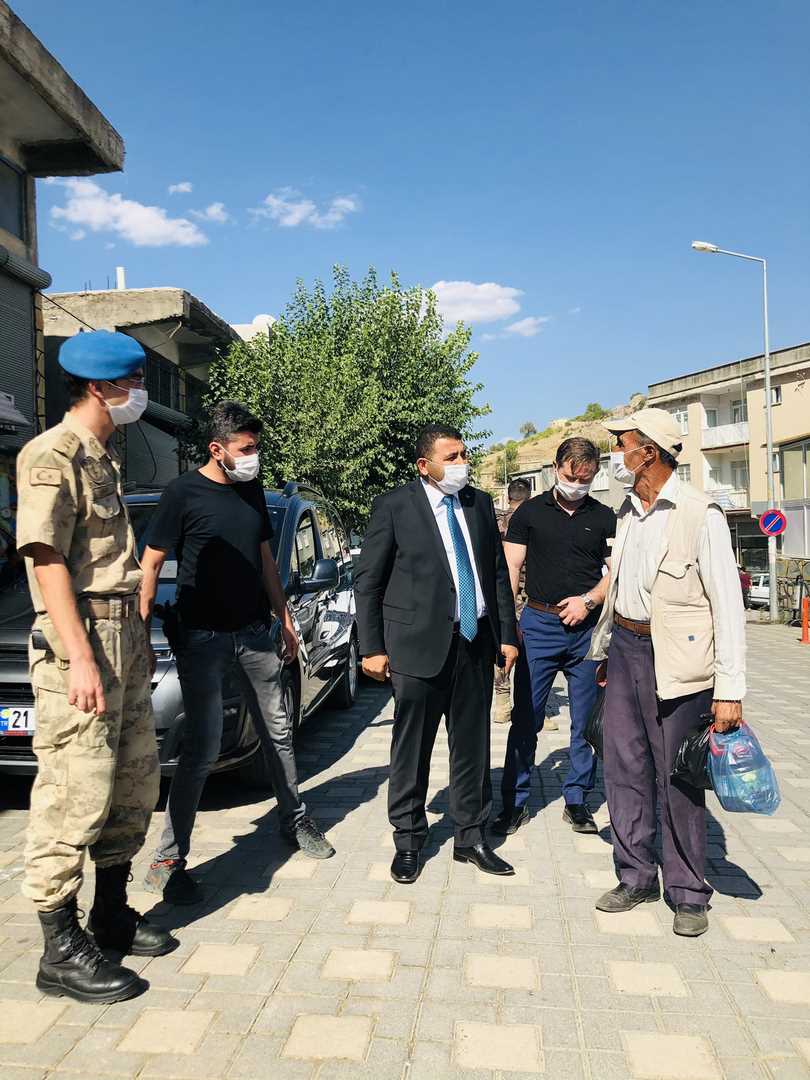 Dicle İlçesinde Covid- 19 denetimleri sürüyor