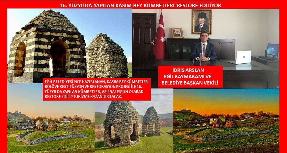 16. YÜZYILDA YAPILAN KASIM BEY KÜMBETLERİ RESTORE EDİLİYOR