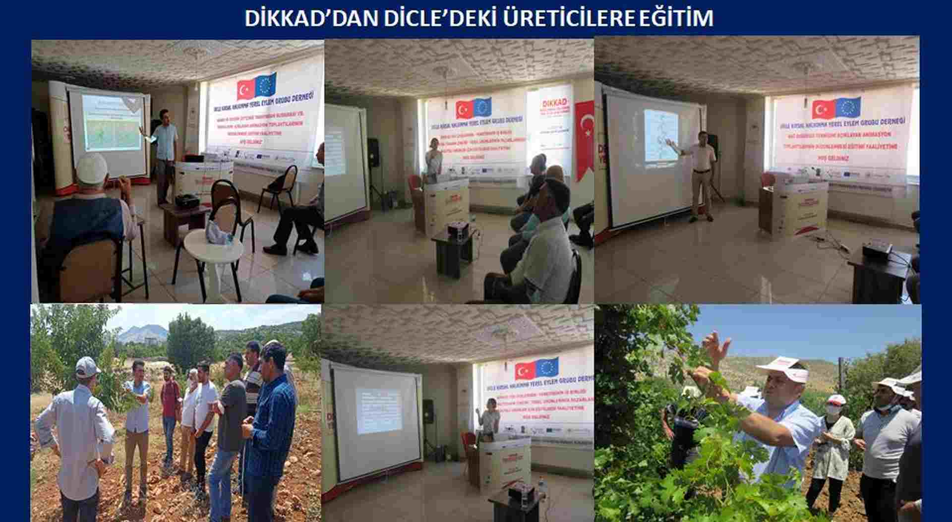 DİKKAD’DAN DİCLE’DEKİ ÜRETİCİLERE EĞİTİM