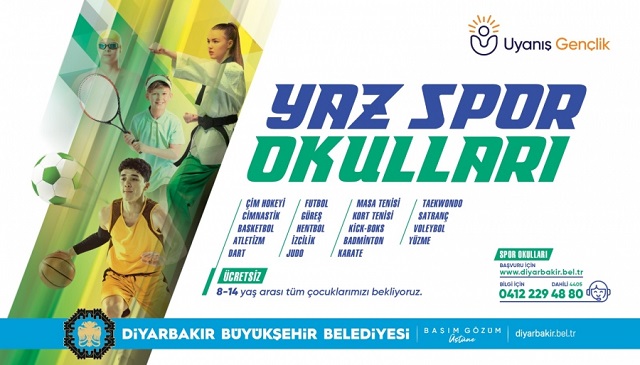 ÜCRETSİZ YAZ SPOR OKULLARI BAŞLIYOR