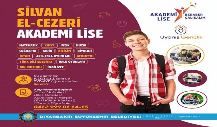 Silvanlı gençler El-Cezeri Akademi Lise ile üniversiteye hazırlanacak
