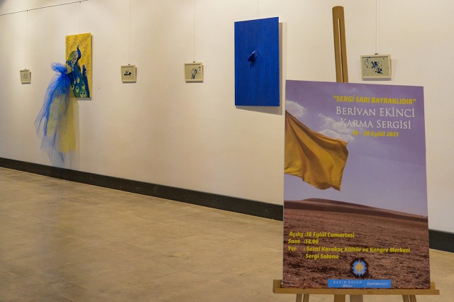 “Sergi Sarı Bayraklıdır” sergisi açıldı
