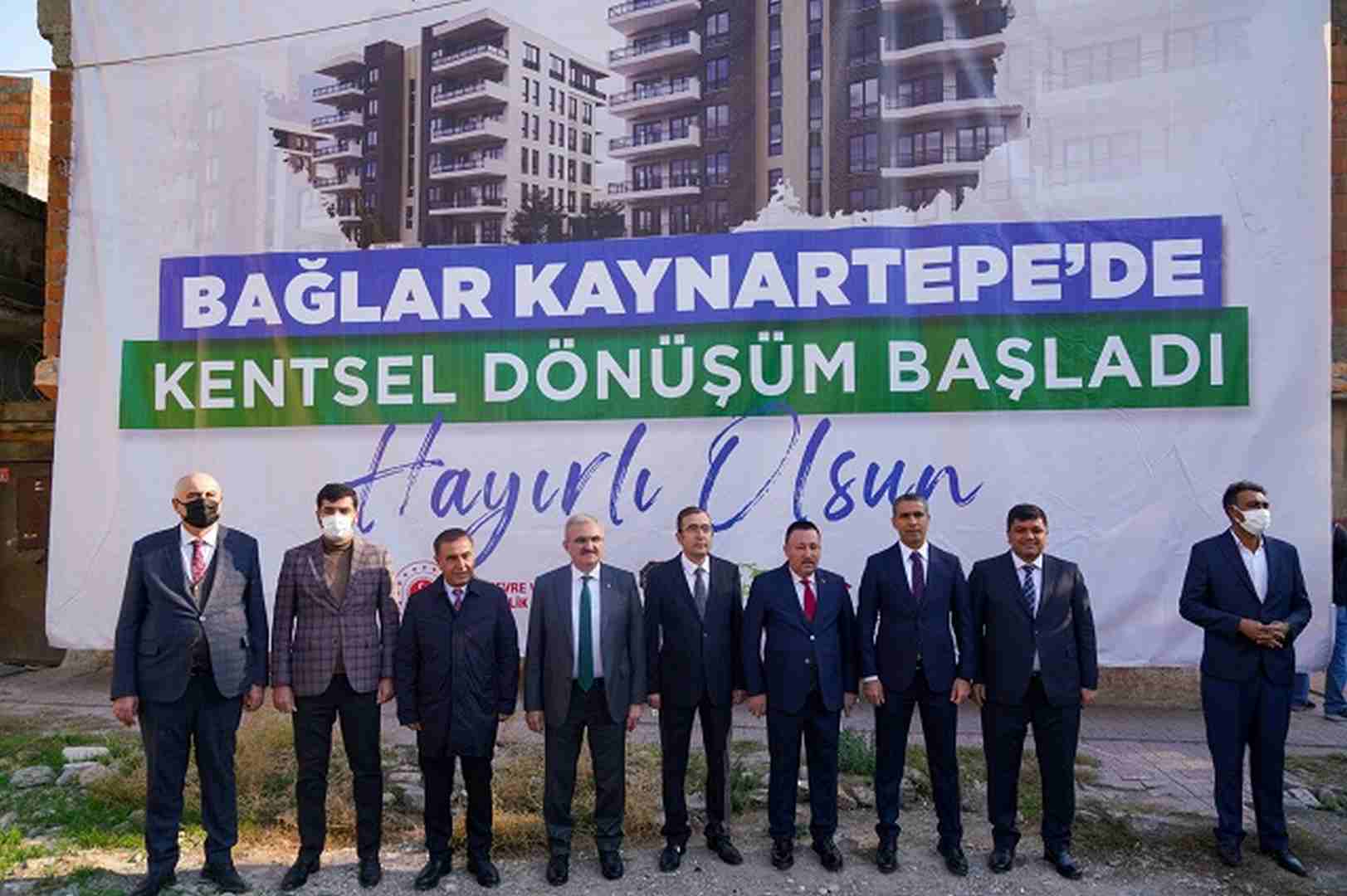 Bağlar Kaynartepe’de kentsel dönüşüm başladı