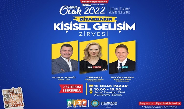 DBB’den “Diyarbakır Kişisel Gelişim Zirvesi”