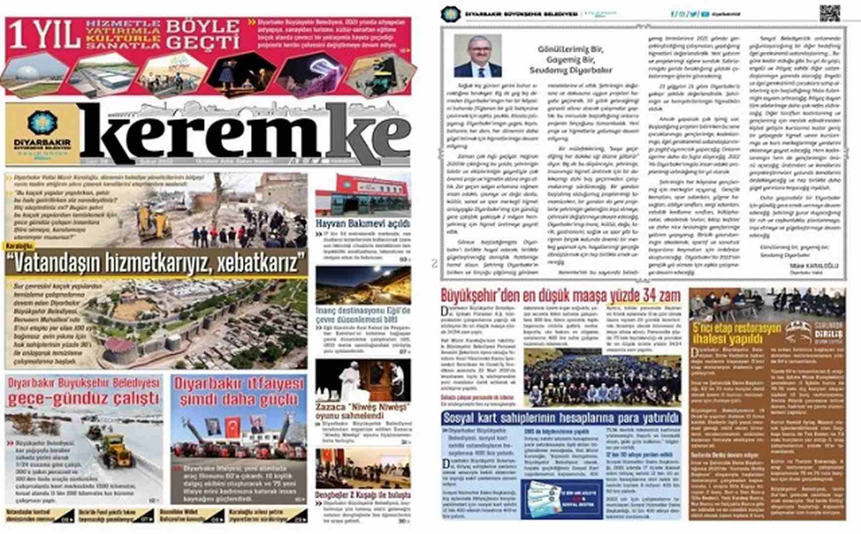 “Keremke”nin sekizinci sayısı çıktı