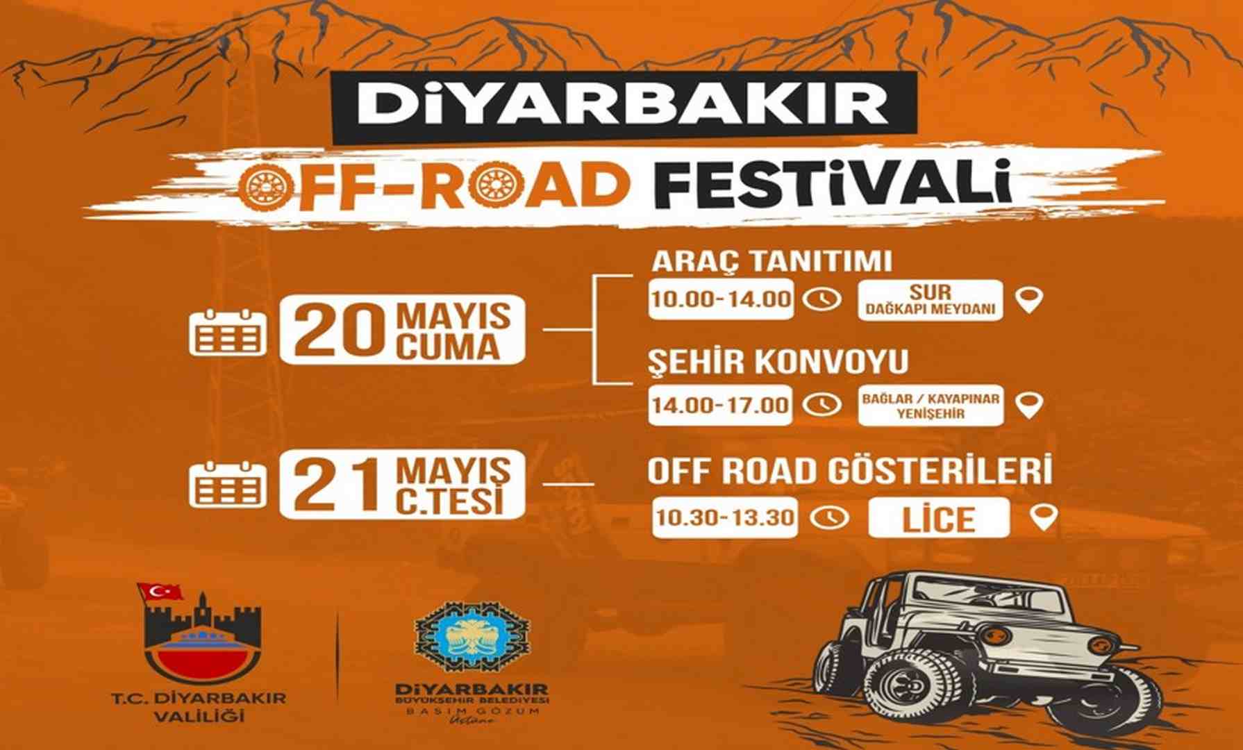 Diyarbakır’da Off Road Festivali