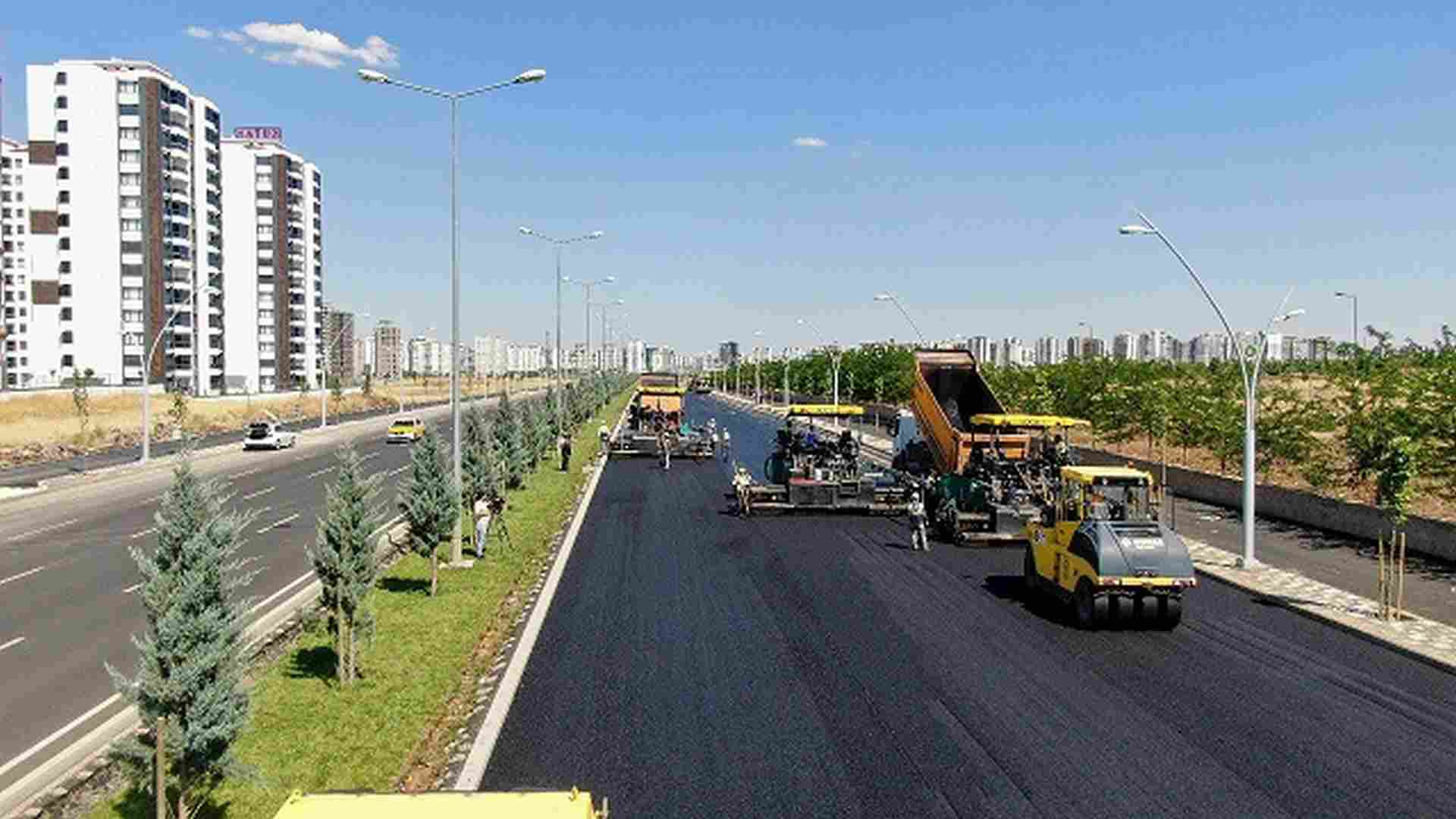 Diclekent Bulvarı asfaltlanıyor