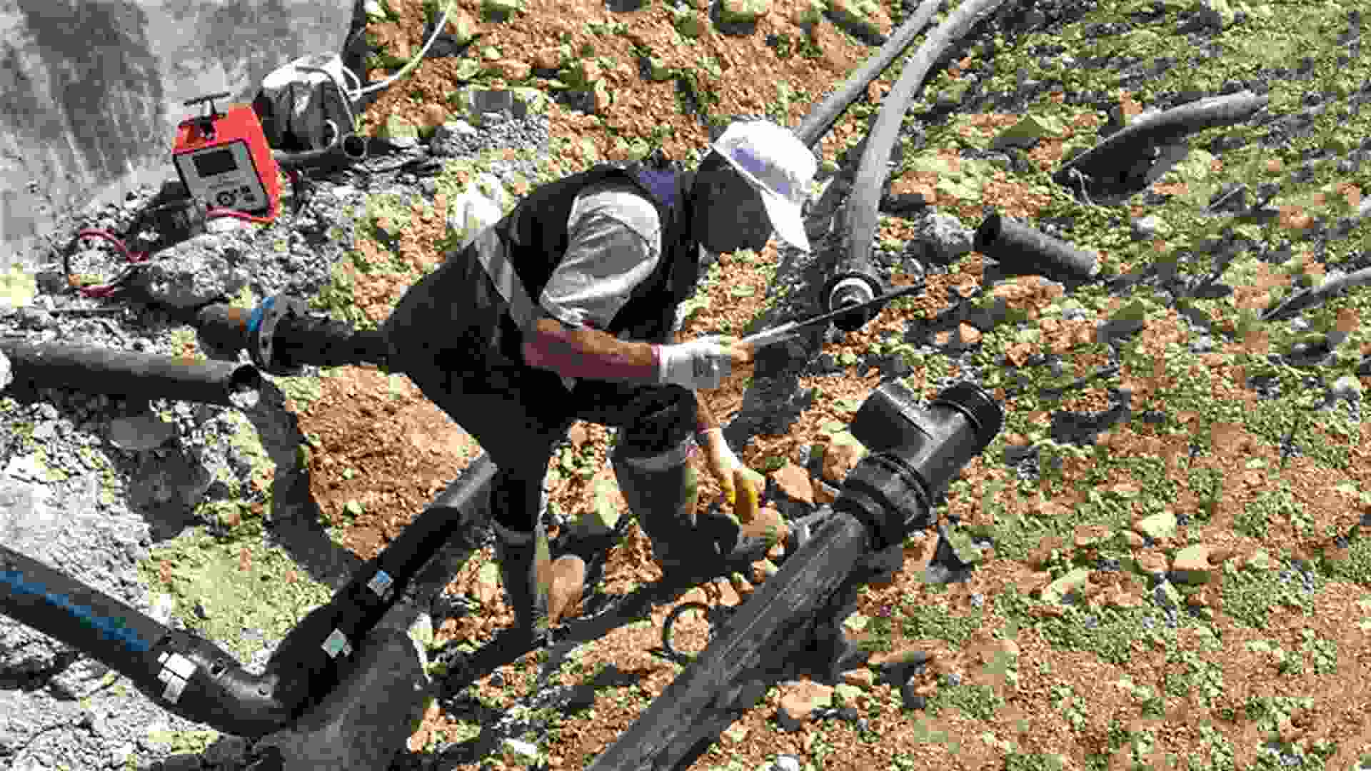 Ergani Çaydere içme suyu deposu devreye girdi