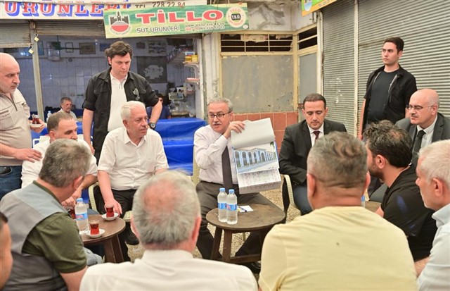 Vali Su Peynirciler Çarşısı’nda incelemelerde bulundu