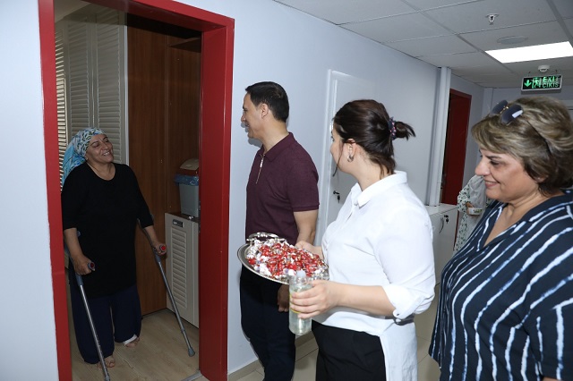 Hasta yakınları Kurban Bayramı’nda yalnız bırakılmadı