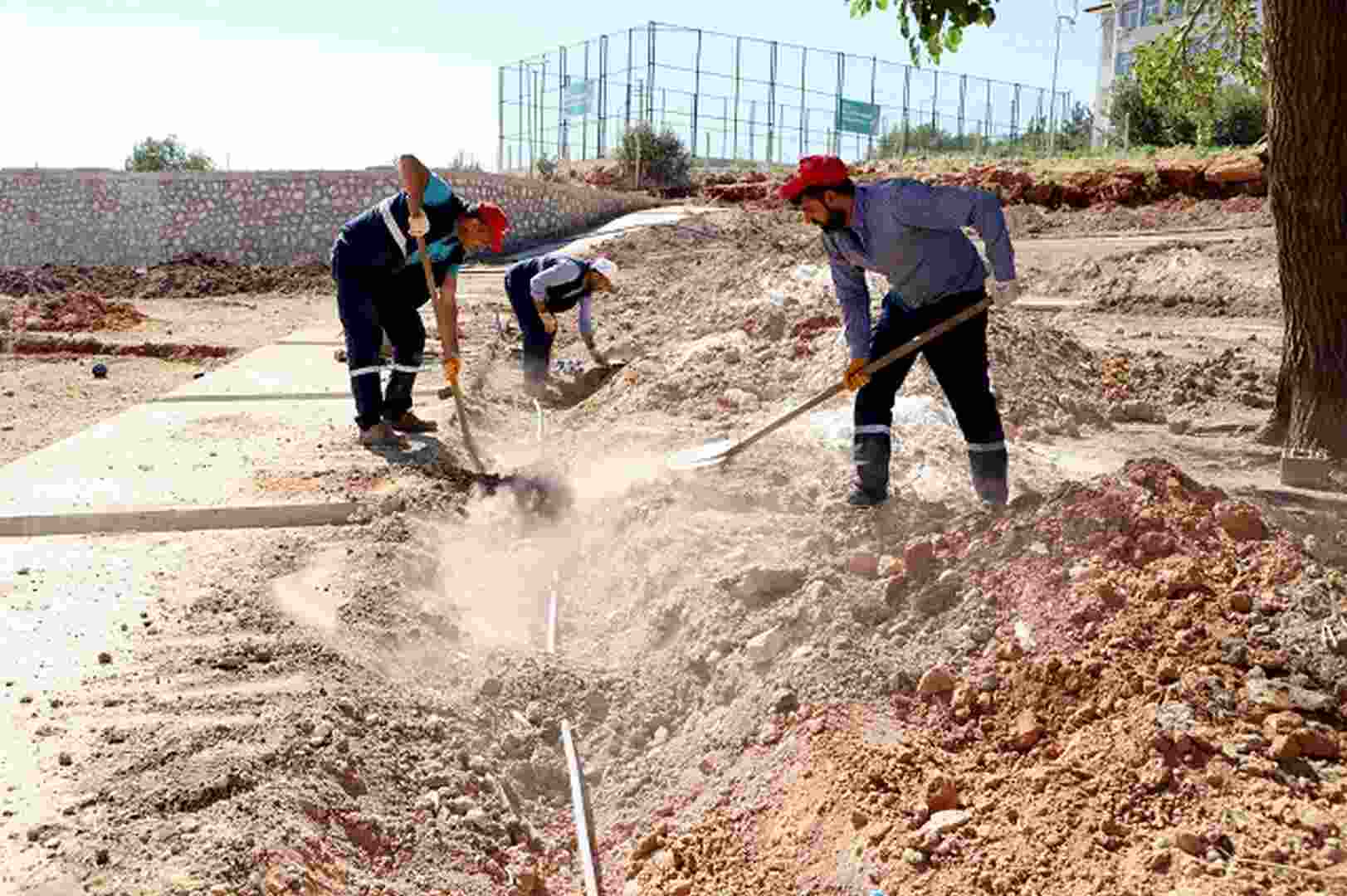 Kocaköy Millet Bahçesi’nde çalışmalar sürüyor