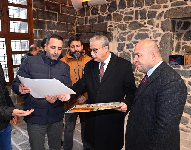 Vali Su, Sur ilçesinde incelemelerde bulundu