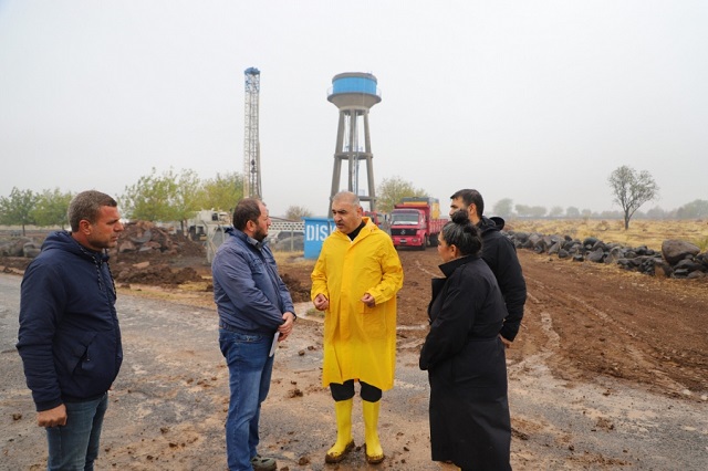 Kayapınar Kırkpınar mahallesinde içme suyu sorunu çözülüyor