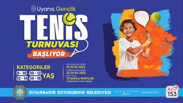 “Uyanış Gençlik” tenis turnuvası başlıyor