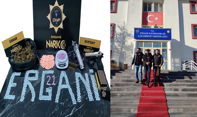 Ergani’de uyuşturucu tacirlerine operasyon: Çok sayıda uyuşturucu ele geçirildi