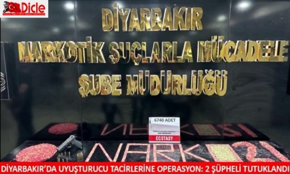 Diyarbakır’da uyuşturucu tacirlerine operasyon: 2 şüpheli tutuklandı