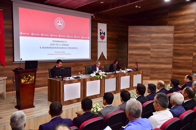 2023 Yılı 2. Dönem İl Koordinasyon Kurulu Toplantısı Vali Su Başkanlığında Yapıldı