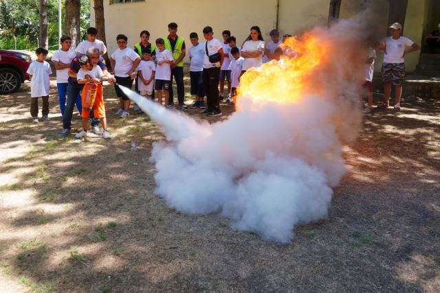 İtfaiyeden öğrencilere eğitim