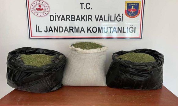 Diyarbakır’da 121 kilogram kubar esrar maddesi ele geçirildi