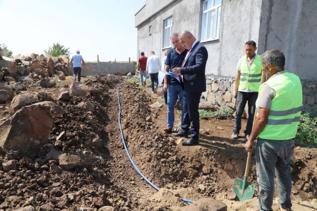 Kayapınar Gözalan mahallesinde içme suyu sorunu çözülüyor