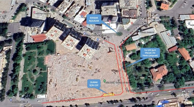 Mimar Sinan Caddesi çift yönlü araç trafiğine açılacak