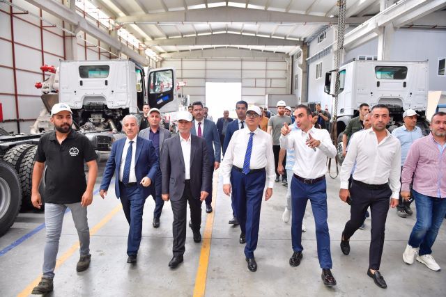 Vali Su, Diyarbakır OSB’deki Fabrikalarda İncelemelerde Bulundu