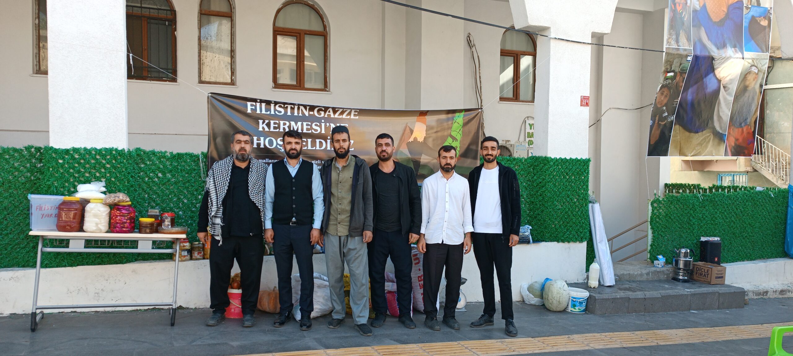 Dicle İlçesinde Filistin’deki Gazze halkına destek için kermes