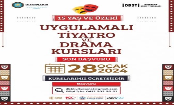 2024’ün ilk tiyatro ve drama kurs kayıtları başladı