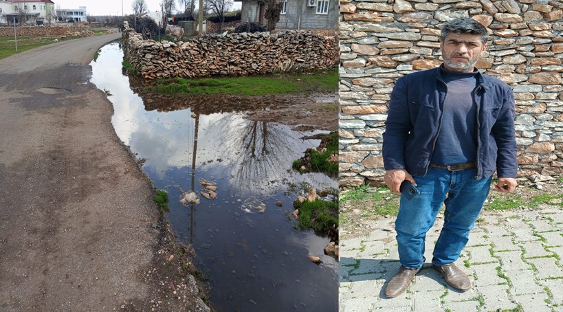 Dicle’nin Batur kırsal Mahallesi’ndeki vatandaşlardan su, yol ve lavabo talebi