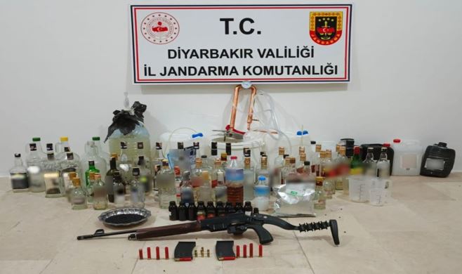 Diyarbakır’da sahte alkol operasyonunda 1 şüpheli yakalandı