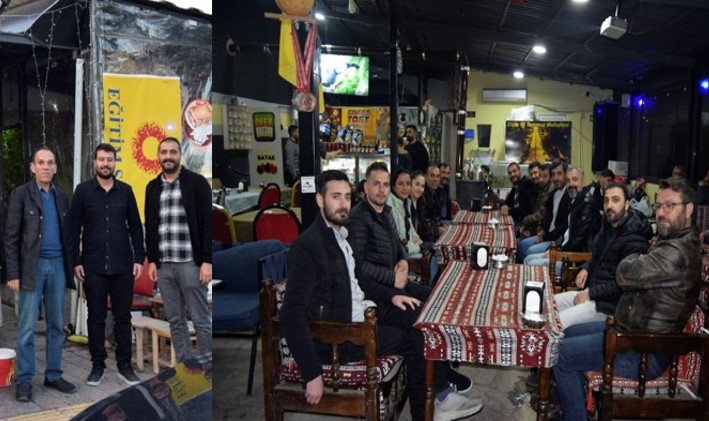 Eğitim Sen Dicle Temsilciliği, sendikaya üye öğretmenlerle iftarda buluştu