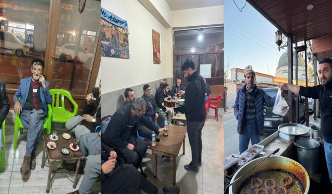 İFTAR SONRASI İLK ÇAY VE TATLI İKRAMI BELEDİYEDEN