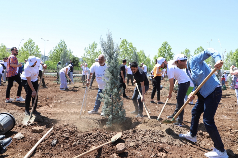 Engelliler fidan dikerek geleceğe nefes oldu