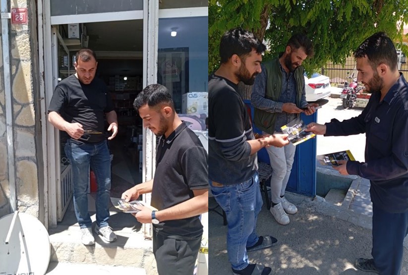 HÜDA PAR Dicle Gençlik Kollarından “Bağımlı Olma Hür Ol” Kampanyası