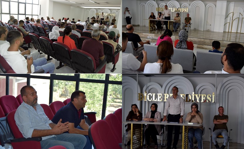 Dicle Belediyesi Eş Başkanları Akengin ve Baran’ın katılımıyla halk toplantısı yapıldı