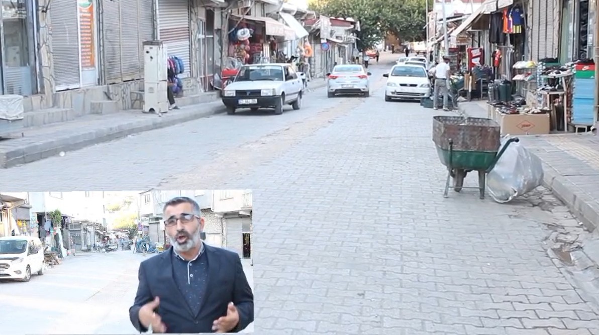HÜDA PAR Dicle İlçe Başkanı Ali Göçtürk onarılmayı bekleyen yollara dikkat çekti
