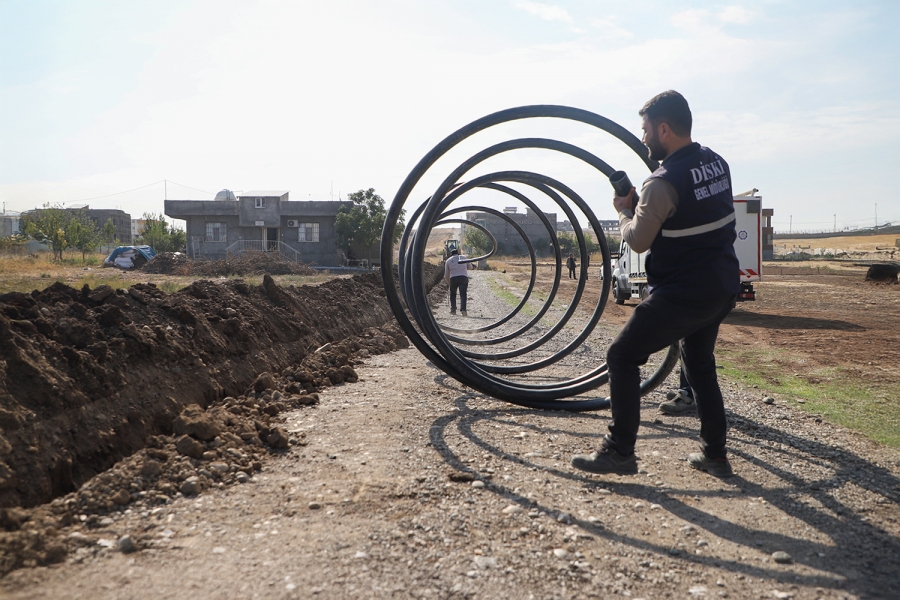 DİSKİ, Bismil Kooperatif Mahallesi’nde içme suyu altyapısını güçlendiriyor