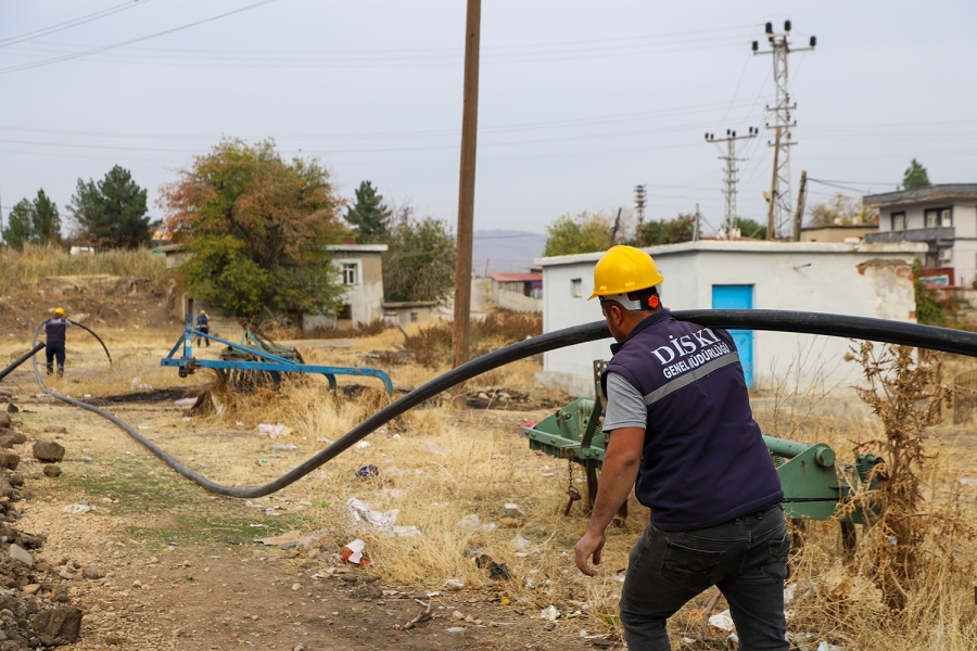 DİSKİ’den Silvan’a 2 bin 800 metre içme suyu hattı