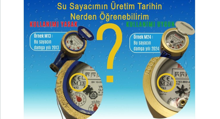 DİSKİ, Damga süresi dolan su sayaçları yenilenmeli