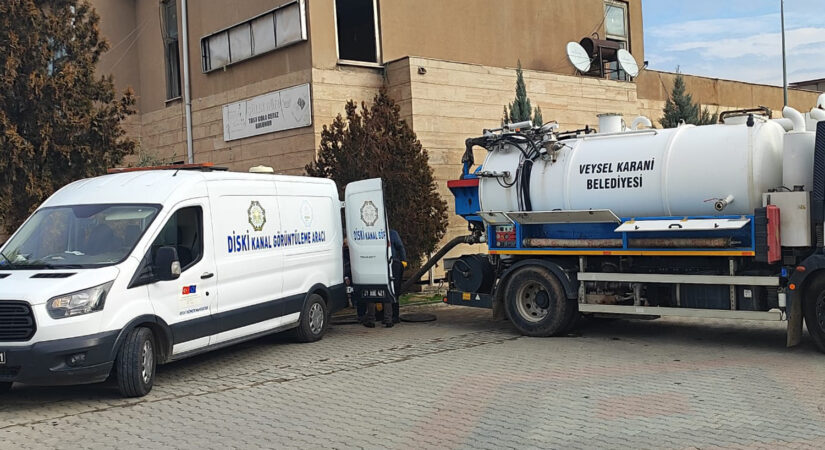 DİSKİ’den Veyselkarani Belediyesinin kanalizasyon sorunlarına teknik destek