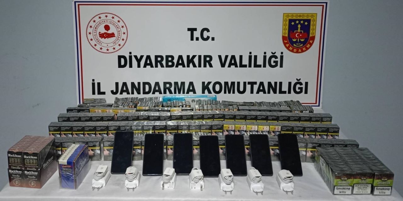 Diyarbakır’da yapılan kaçakçılık operasyonlarında 66 şüpheli hakkında işlem yapıldı