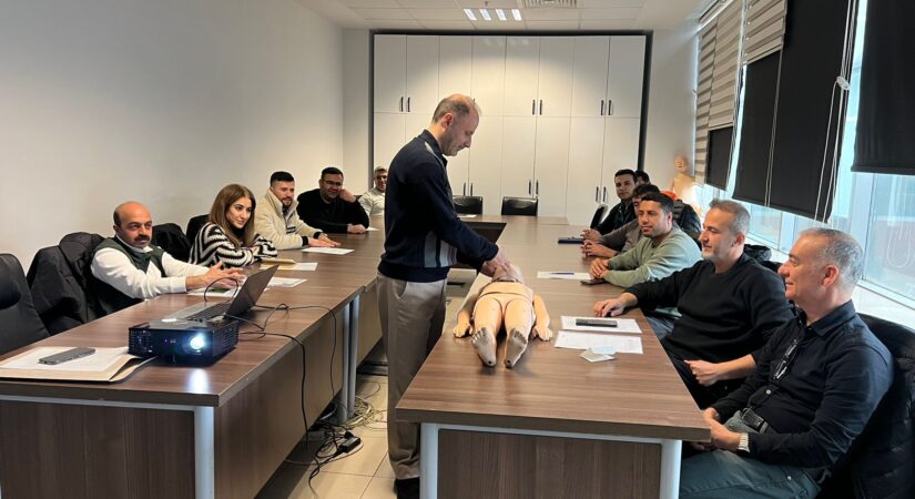 DİSKİ personeline yönelik ilkyardım eğitimi