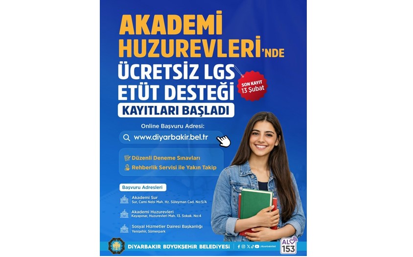 Akademi Huzurevleri’nde LGS Etüt Desteği başladı