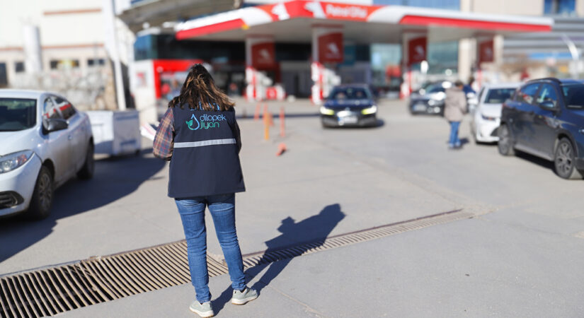 DİSKİ, Kayapınar’da otel, restoran ve akaryakıt istasyonlarını denetledi