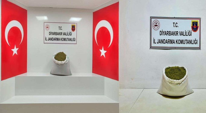 Diyarbakır’da 38 kilo 600 gram esrar maddesi ele geçirildi