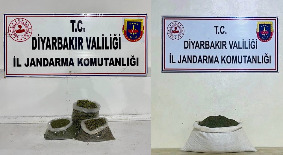 Diyarbakır’da uyuşturucu operasyonlarında 24 şüpheli hakkında yasal işlem yapıldı