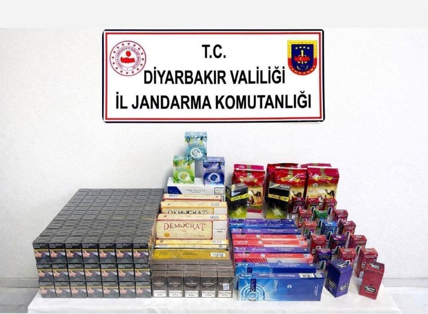 Diyarbakır’da yapılan kaçakçılık operasyonlarında 48 şüpheli hakkında yasal işlem yapıldı