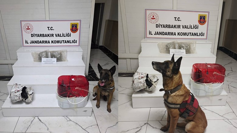 Diyarbakır’da 1 kilo 50 gram esrar ele geçirildi